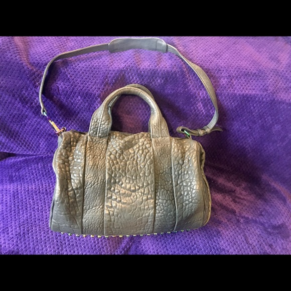 Alexander Wang iridescent black leather Rocco bag - Picture 7 of 16